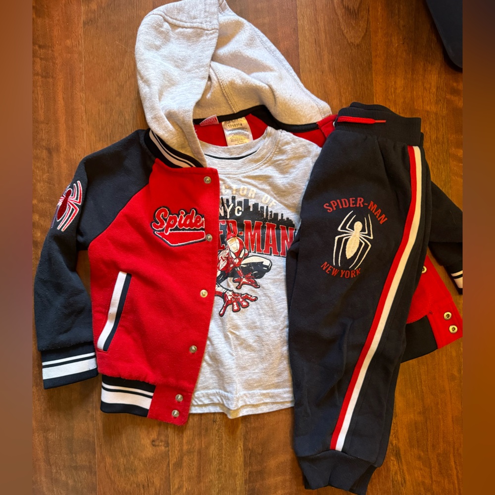 Spider-Man Toddler Boy Outfit - 4T